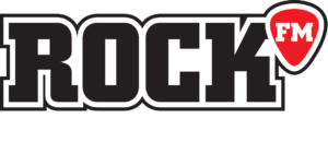 Logo Rock fm - It Rocks pentru fundal NEGRU